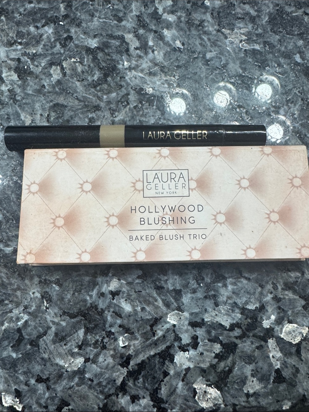 Laura Geller Hollywood Blushing Baked Blush Trio - and full size Sculpt and Stay